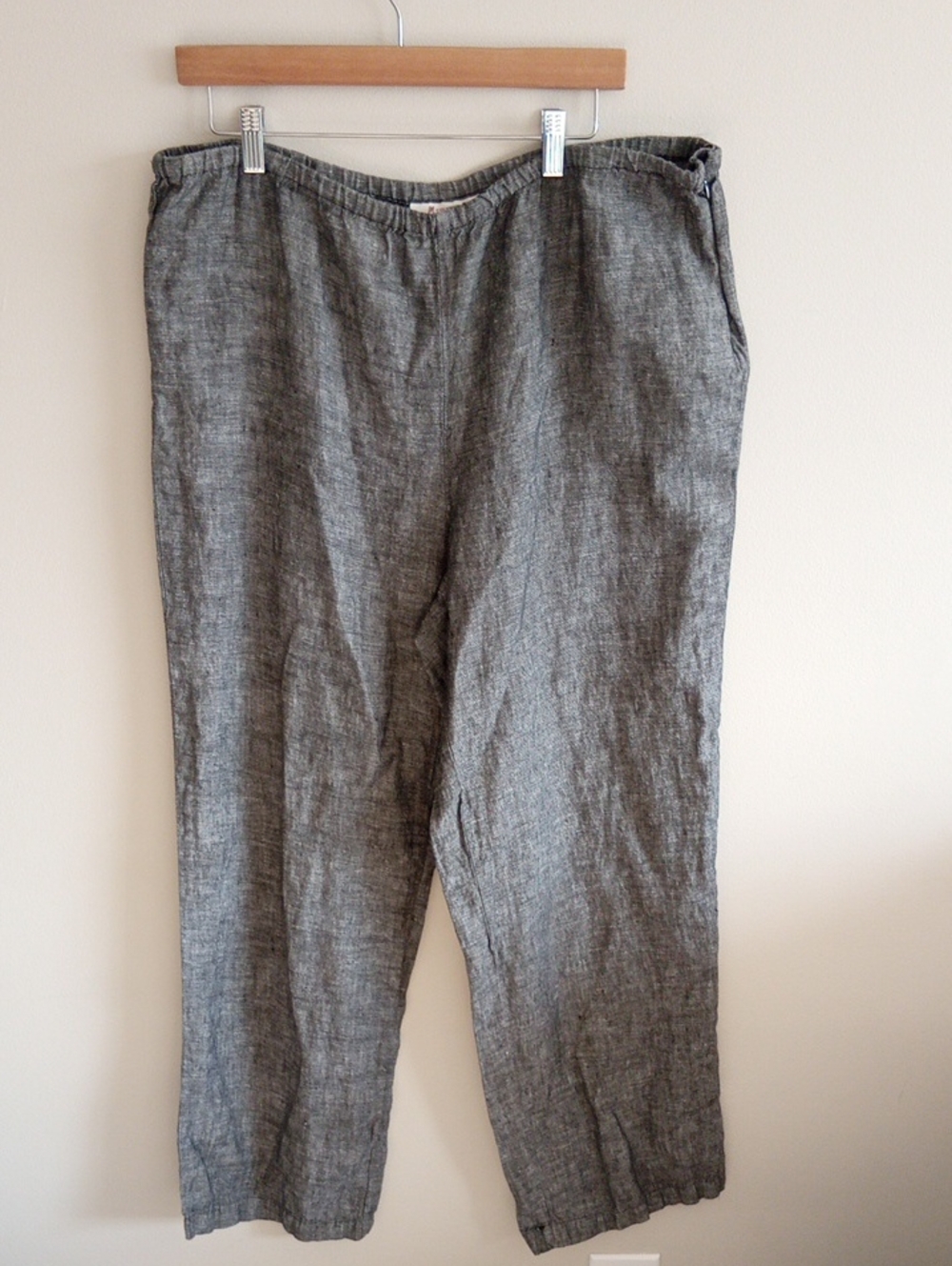 JM Collection 100% Linen Summer Pants Size 18 Resort Wear